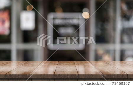 table, restaurant, wooden 75460307