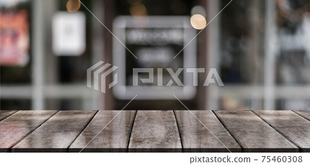 table, restaurant, wooden 75460308