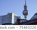Berlin TV Tower on Alexanderplatz Germany panorama 75463220