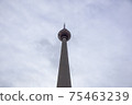 The TV Tower located on the Alexanderplatz in Berlin, Germany 75463239