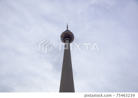 The TV Tower located on the Alexanderplatz in Berlin, Germany The TV Tower located on the Alexanderplatz in Berlin, Germany 75463239