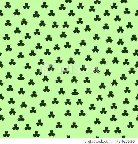 Shamrock pattern. Seamless vector Shamrock pattern. Seamless vector 75463530