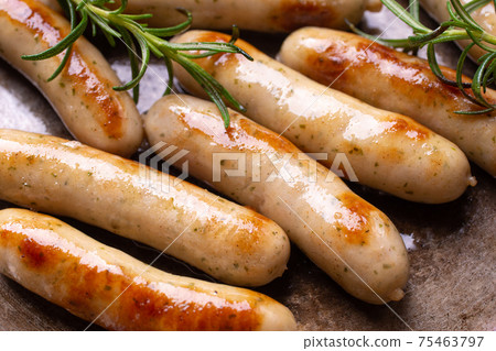 Sautéed sausage wiener sausage 75463797