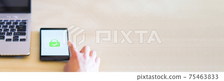 Smartphone authentication lock verify 75463833