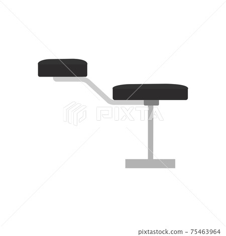 Pedicure stool salon femininity nail care interior equipment icon. Beauty sitting chair pedicure vector illustration icon. Fashion stool skincare manicure armchair accessory cosmetology saloon Pedicure stool salon femininity nail care interior equipment icon. Beauty sitting chair pedicure vector illustration icon. Fashion stool skincare manicure armchair accessory cosmetology saloon 75463964