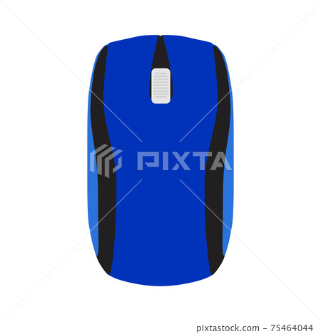 PC computer mouse vector illustration technology with button equipment device icon. PC object isolated white symbol. Modern electronic mouse with scroll pointer tool shape. Computer device accessory PC computer mouse vector illustration technology with button equipment device icon. PC object isolated white symbol. Modern electronic mouse with scroll pointer tool shape. Computer device accessory 75464044