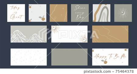 Abstract card backround for paper stationery wrap, textile, package and print design. 75464378
