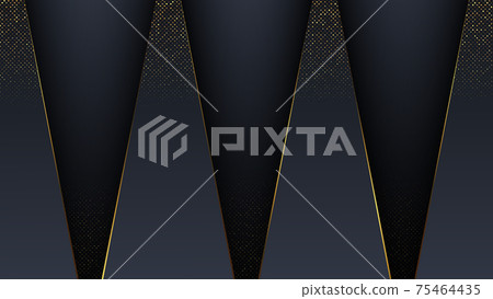Luxury abstract background with gold trim. Luxury abstract background with gold trim. 75464435