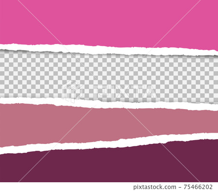 Gray background with copyspace and torn paper edge. Vector illustration. Gray background with copyspace and torn paper edge. Vector illustration. 75466202