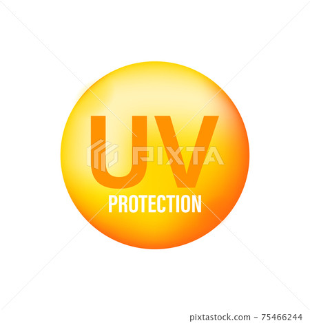 Uv radiation, great design for any purposes. Danger warning icon. Arrow icon. Uv radiation for concept design. 75466244