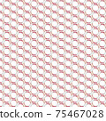 Abstract colorful geometric pattern with pexagon elements. 75467028
