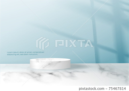 Podium for awards ceremony or product presentation. phase. Podium 75467814