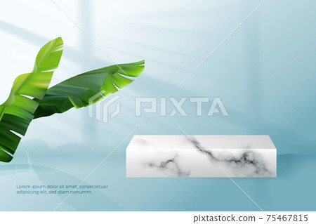 Podium for awards ceremony or product presentation. phase. Podium 75467815