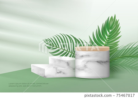 Podium for awards ceremony or product presentation. phase. Podium 75467817