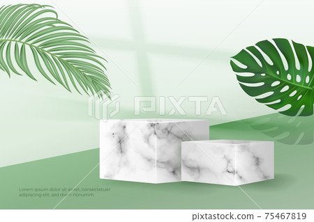 Podium for awards ceremony or product presentation. phase. Podium 75467819