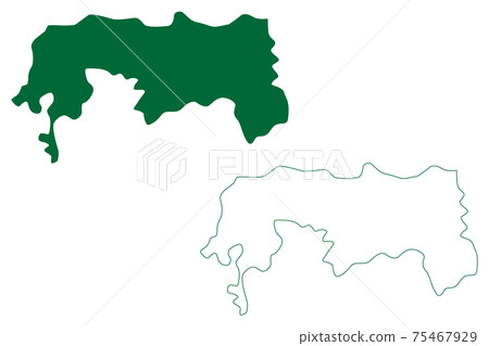 Baksa district (Assam State, Republic of India) map vector illustration, scribble sketch Baksa map Baksa district (Assam State, Republic of India) map vector illustration, scribble sketch Baksa map 75467929