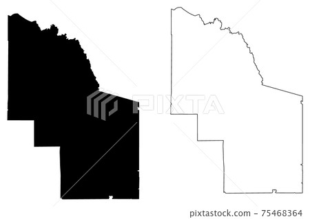 Iron County, State of Wisconsin (U.S. county,... - Stock Illustration ...