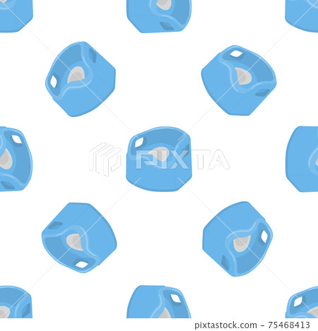 Abstract seamless plastic baby pots with comfortable handle 75468413