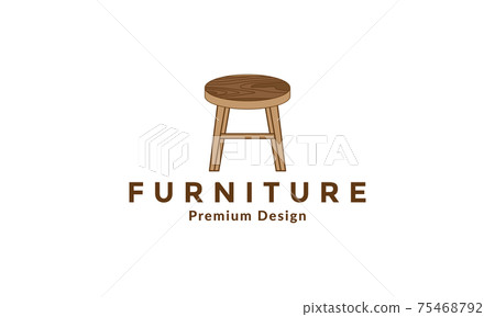 wood chair interior texture logo symbol vector icon illustration design wood chair interior texture logo symbol vector icon illustration design 75468792