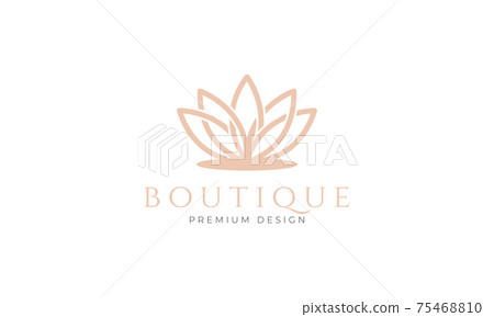 lotus flowers line feminine logo symbol vector icon illustration design lotus flowers line feminine logo symbol vector icon illustration design 75468810