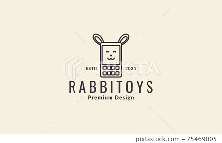 rabbits calculator cartoon vector design - Stock Illustration [75469005 ...
