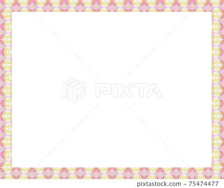 Pink pastel frame - Stock Illustration [75474477] - PIXTA