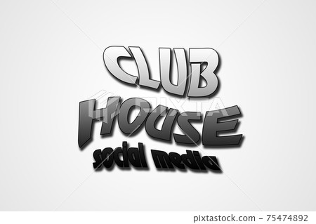 Emblem for social exchange of opinions, information or simply web presence, social network idea 75474892