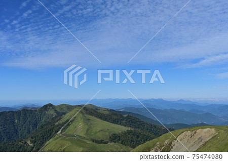 View from Miune, the most beautiful mountain in Shikoku 75474980