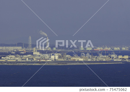 Harima Seaside Industrial Zone from Cape Manyo, Aioi City, Hyogo Prefecture Harima Seaside Industrial Zone from Cape Manyo, Aioi City, Hyogo Prefecture 75475062