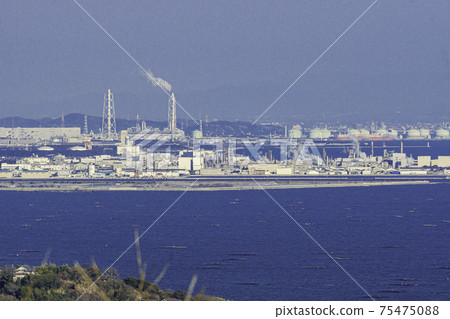 兵庫縣相生市萬葉岬的播磨海濱工業區 75475088