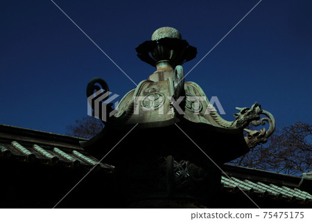 Six Gosanke copper lanterns on both sides of the Karamon dedicated by Ueno Toshogu and Tokugawa Gosanke Six Gosanke copper lanterns on both sides of the Karamon dedicated by Ueno Toshogu and Tokugawa Gosanke 75475175