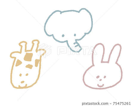 Simple animal illustration Simple animal illustration 75475261