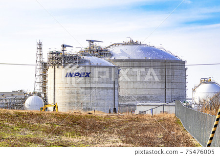 天然氣公司工廠直江LNG基地（新潟縣上越市）INPEX 75476005