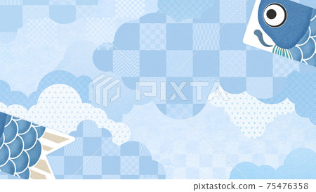 Background material inspired by Tango no Sekku-There are multiple variations 75476358