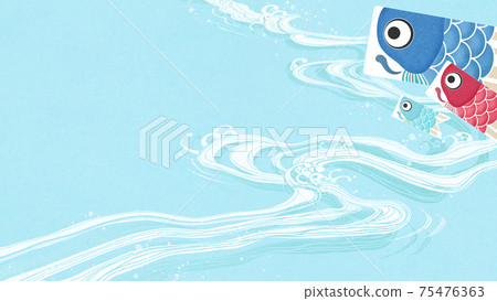 Background material inspired by Tango no Sekku-There are multiple variations 75476363