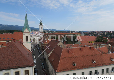 The streets of Zagreb The streets of Zagreb 75476373