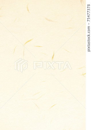 [Washi] Light yellow Japanese paper. Japanese tradition. 75477378