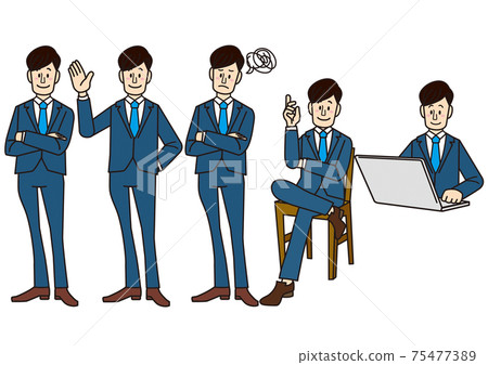 辦公室工作人員設置全身 辦公室工作人員設置全身 75477389