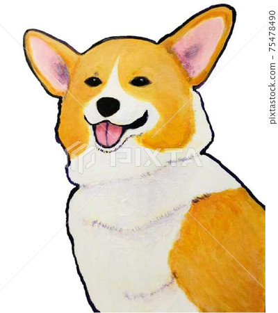 Smiling corgi Smiling corgi 75478490