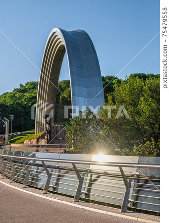 Arch of Friendship of Nations in Kyiv, Ukraine Arch of Friendship of Nations in Kyiv, Ukraine 75479558