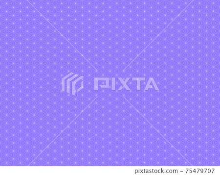Japanese pattern_hemp leaf pattern 75479707
