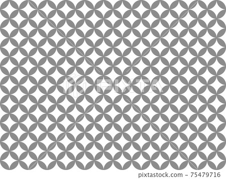 Japanese pattern _ Cloisonne tie _ Monochrome Japanese pattern _ Cloisonne tie _ Monochrome 75479716