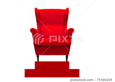 Exquisite red sofa, beautiful sea view, sunrise, scenery pictures In the morning, at sunrise, at the sea, photos 75480204