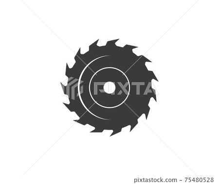 saw blade logo icon vector illustration saw blade logo icon vector illustration 75480528