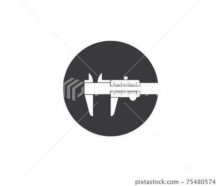 caliper logo icon vector illustration design 75480574
