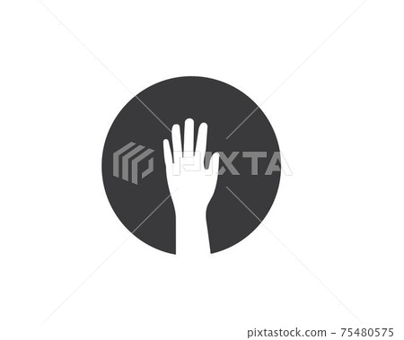 Hand Care Logo Template vector icon Hand Care Logo Template vector icon 75480575