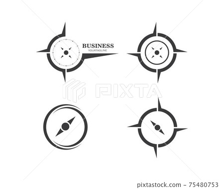 Compass Logo Template vector icon illustration 75480753