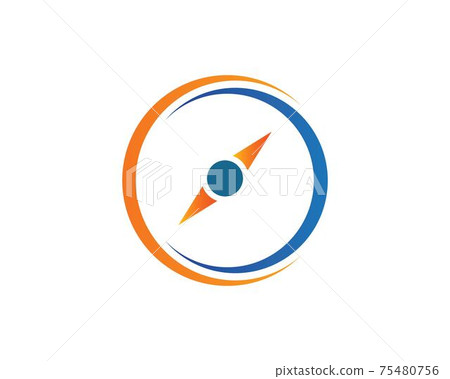 Compass Logo Template vector icon illustration 75480756
