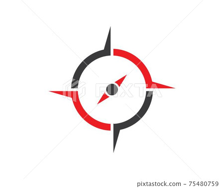 Compass Logo Template vector icon illustration 75480759