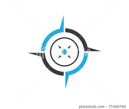 Compass Logo Template vector icon illustration 75480760